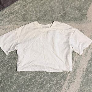 Altar’d State - Casual White Cropped Top